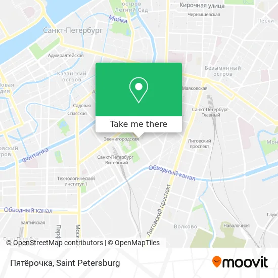 Пятёрочка map