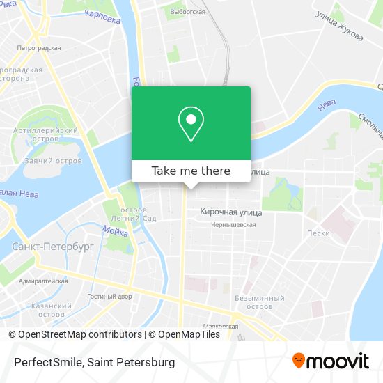 PerfectSmile map