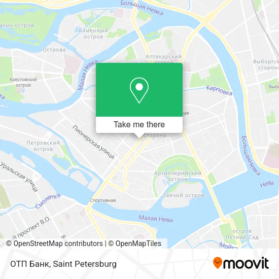 ОТП Банк map