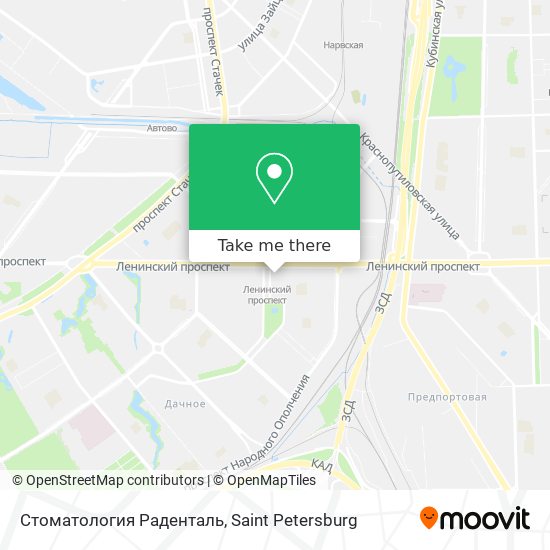 Стоматология Раденталь map