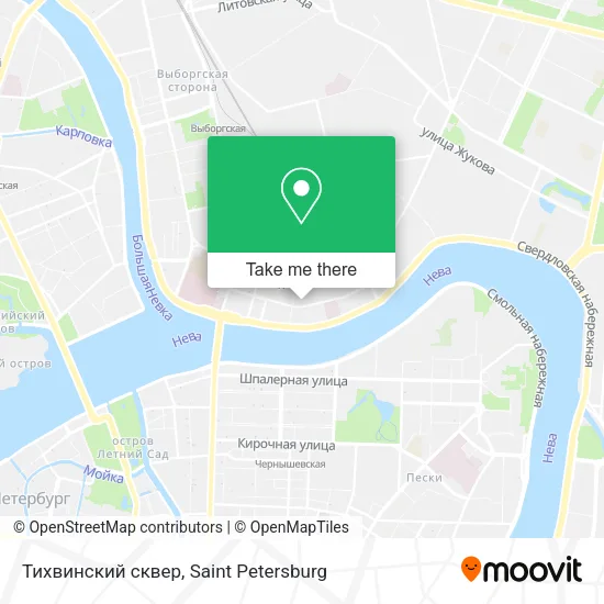 Тихвинский сквер map