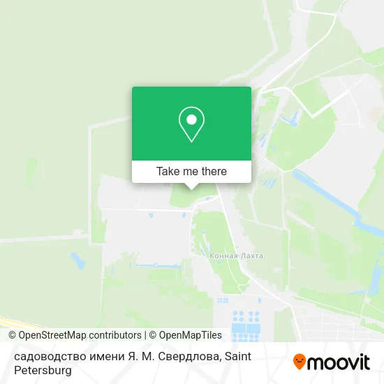 садоводство имени Я. М. Свердлова map
