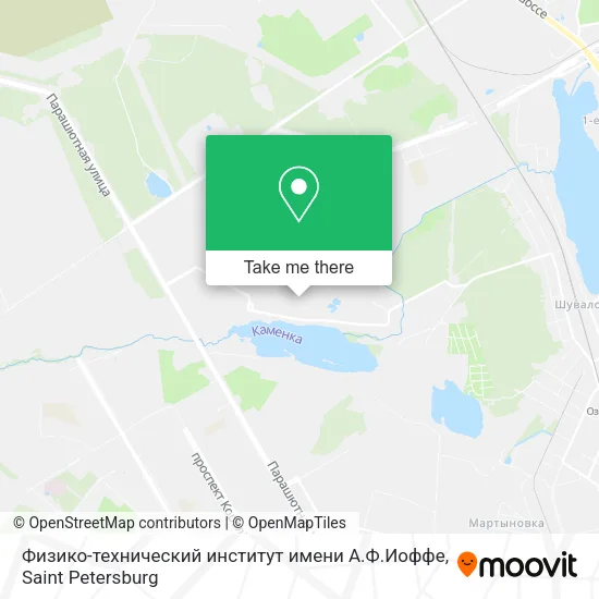 Физико-технический институт имени А.Ф.Иоффе map