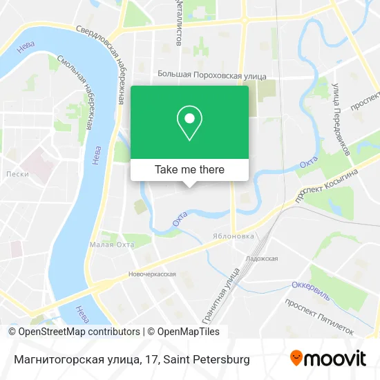 Магнитогорская улица, 17 map