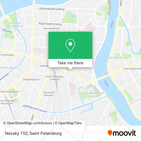 Nevsky 152 map