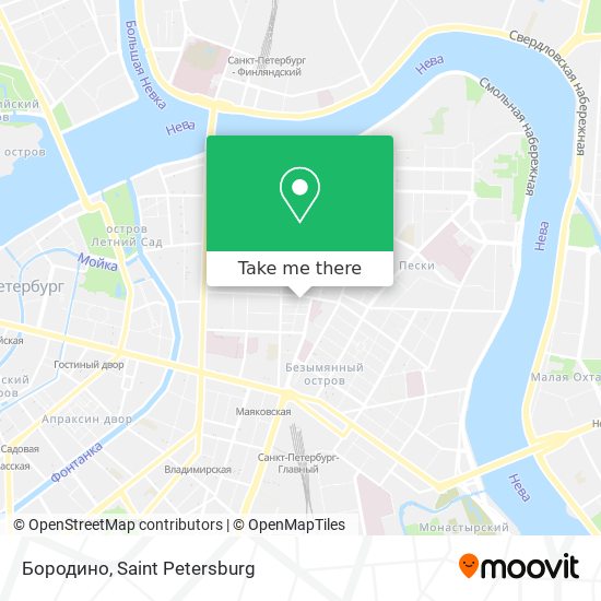 Бородино map