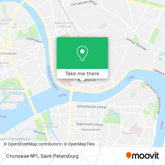 Столовая №1 map