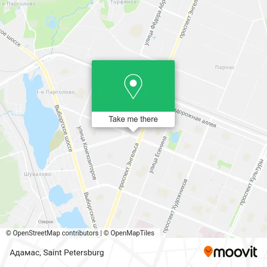 Адамас map