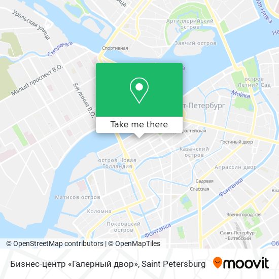 Бизнес-центр «Галерный двор» map