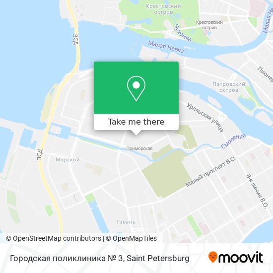 Городская поликлиника № 3 map