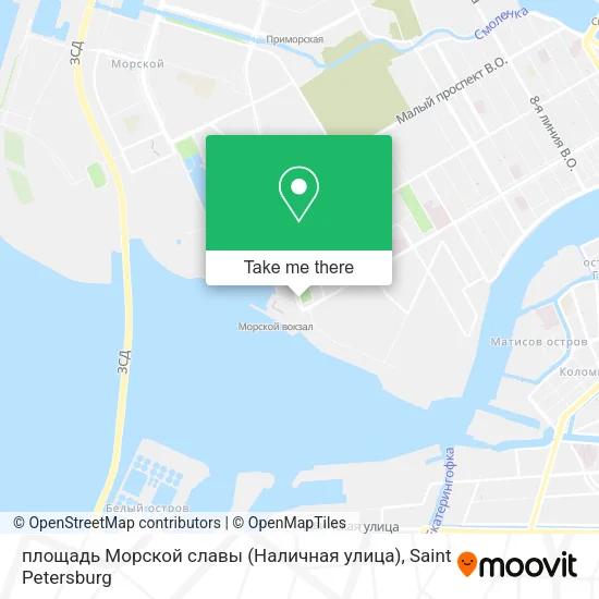 площадь Морской славы (Наличная улица) map