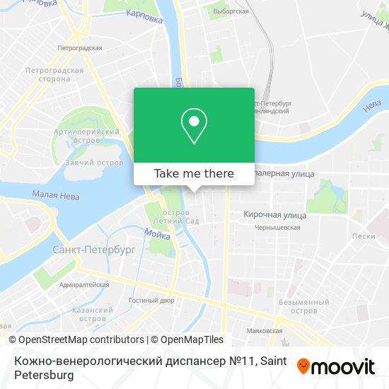 Кожно-венерологический диспансер №11 map