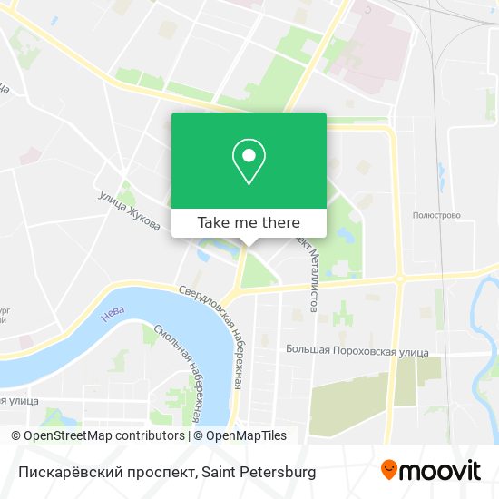 Пискарёвский проспект map