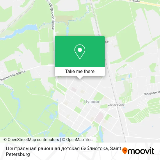 Центральная районная детская библиотека map