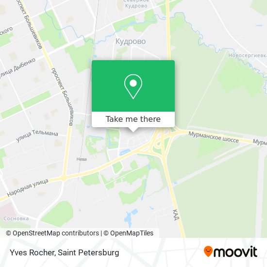 Yves Rocher map