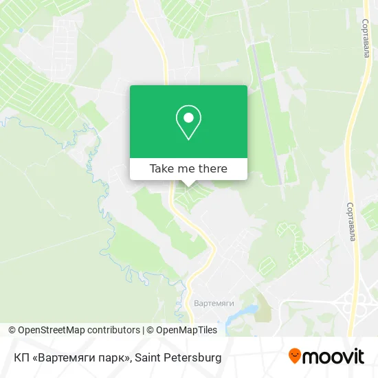 КП «Вартемяги парк» map