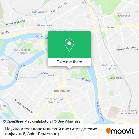 Научно-исследовательский институт детских инфекций map