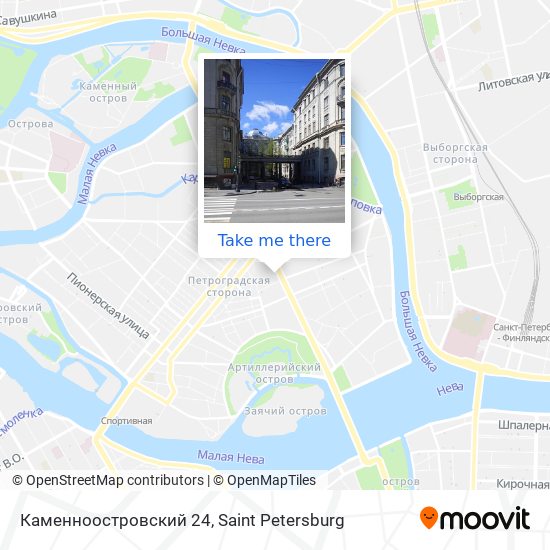 Каменноостровский 24 map