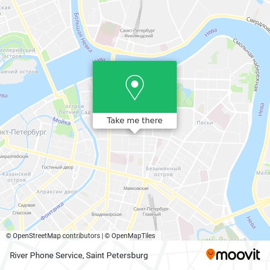 River Phone Service map