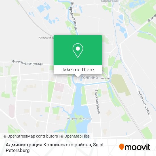 Администрация Колпинского района map