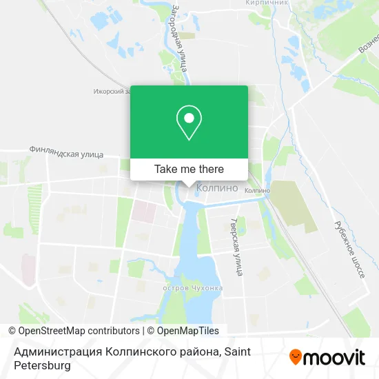 Администрация Колпинского района map