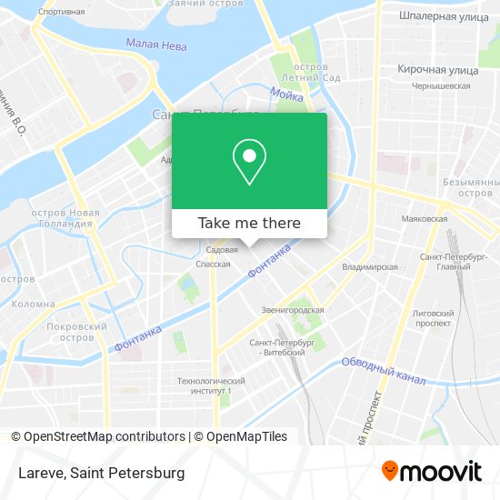 Lareve map