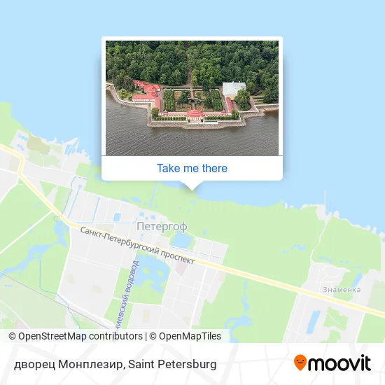 дворец Монплезир map