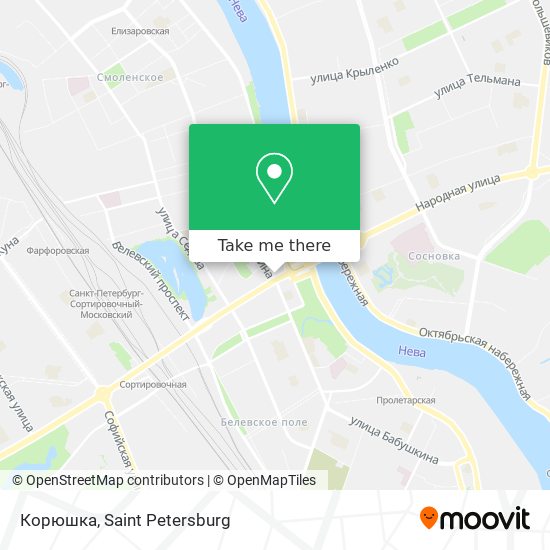 Корюшка map