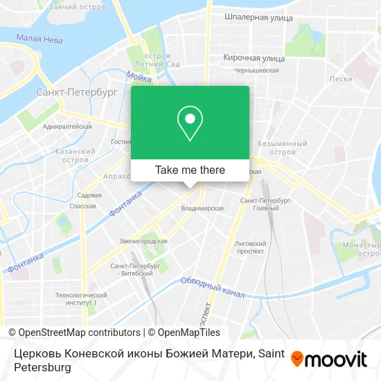 Церковь Коневской иконы Божией Матери map