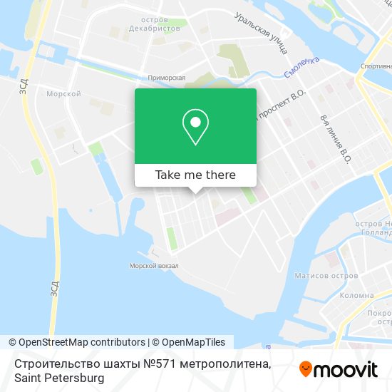 Строительство шахты №571 метрополитена map