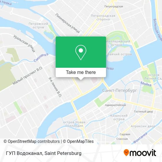 ГУП Водоканал map