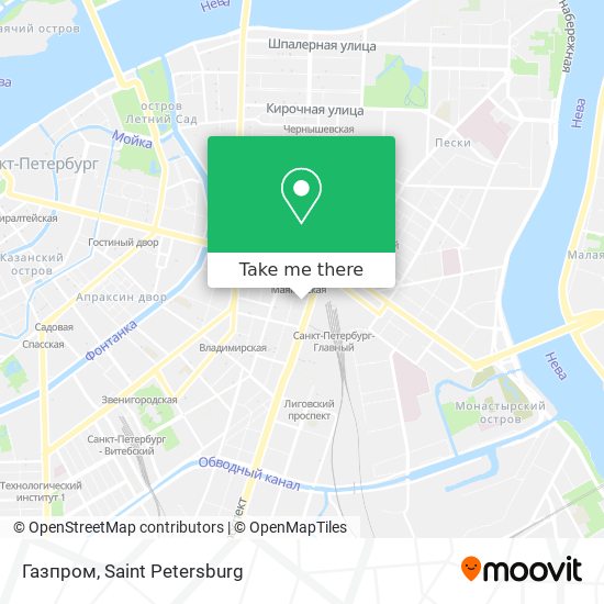 Газпром map
