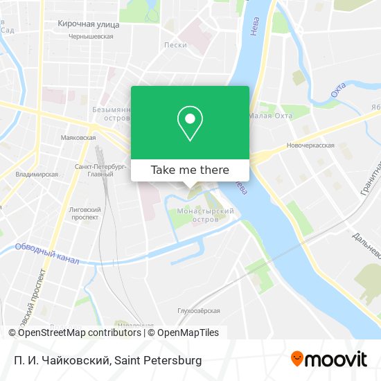 П. И. Чайковский map