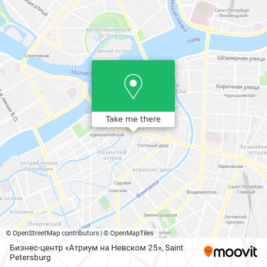 Бизнес-центр «Атриум на Невском 25» map