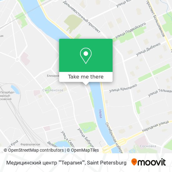 Медицинский центр ""Терапия"" map