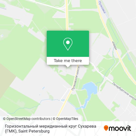 Горизонтальный меридианный круг Сухарева (ГМК) map