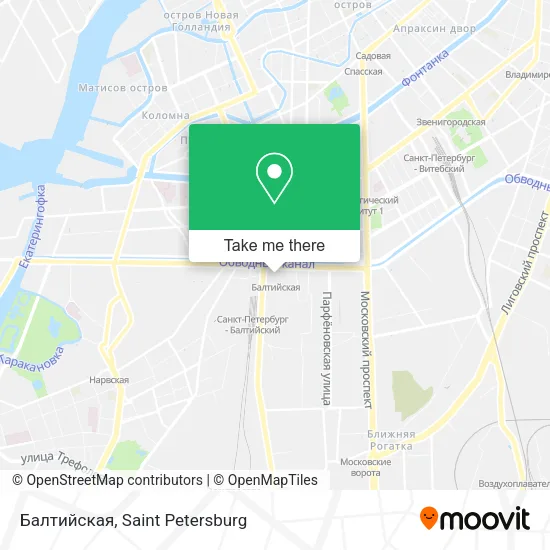 Балтийская map