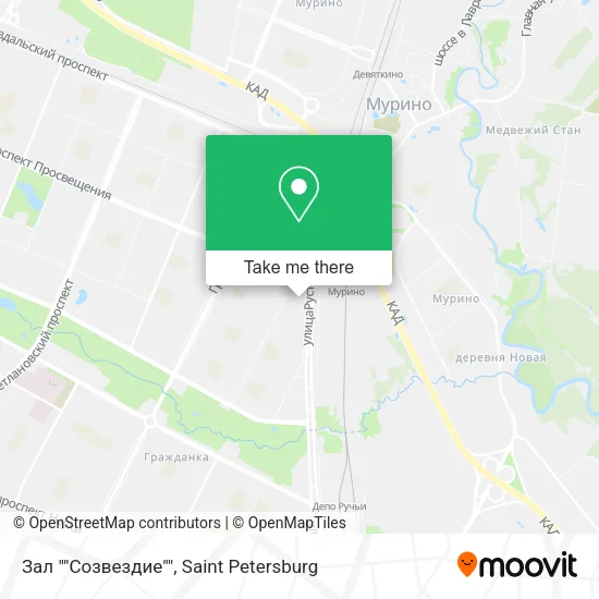 Зал ""Созвездие"" map