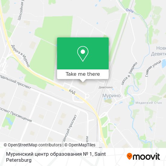 Муринский центр образования № 1 map
