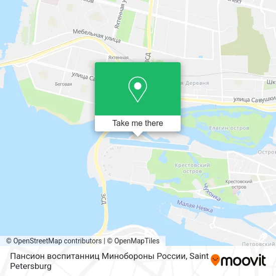 Пансион воспитанниц Минобороны России map