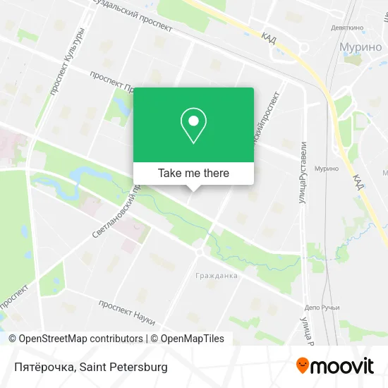Пятёрочка map