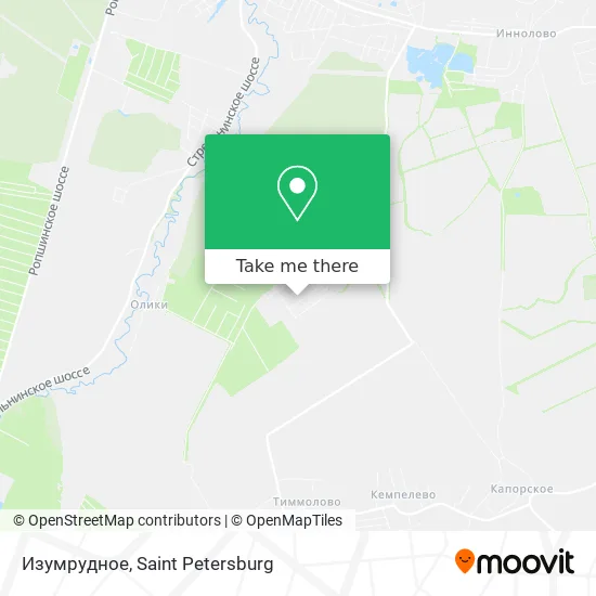 Изумрудное map