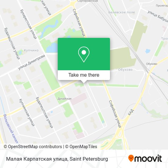 Малая Карпатская улица map