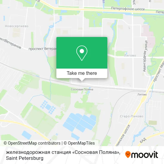 железнодорожная станция «Сосновая Поляна» map