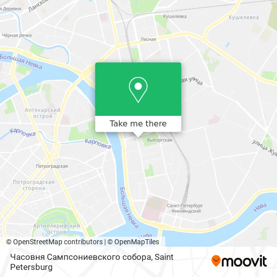 Часовня Сампсониевского собора map