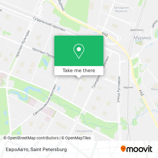 ЕвроАвто map