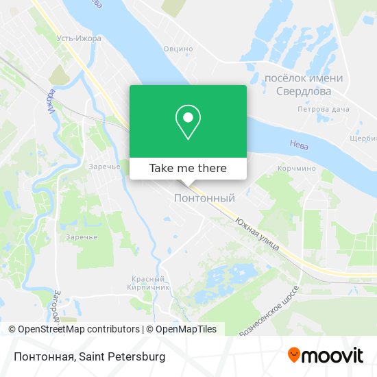 Понтонная map