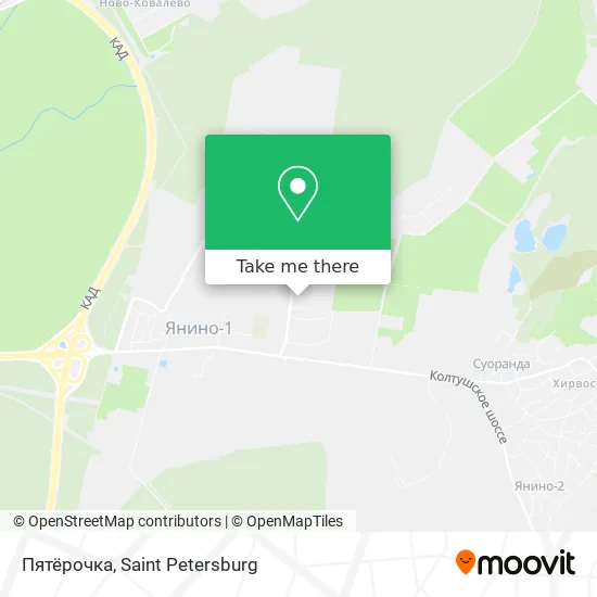 Пятёрочка map