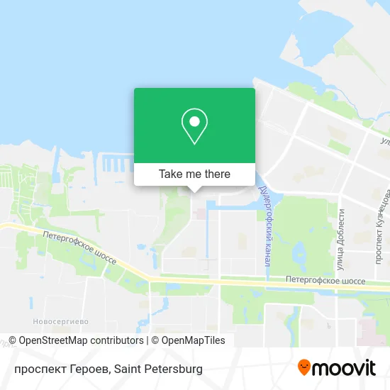 проспект Героев map