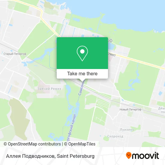 Аллея Подводников map